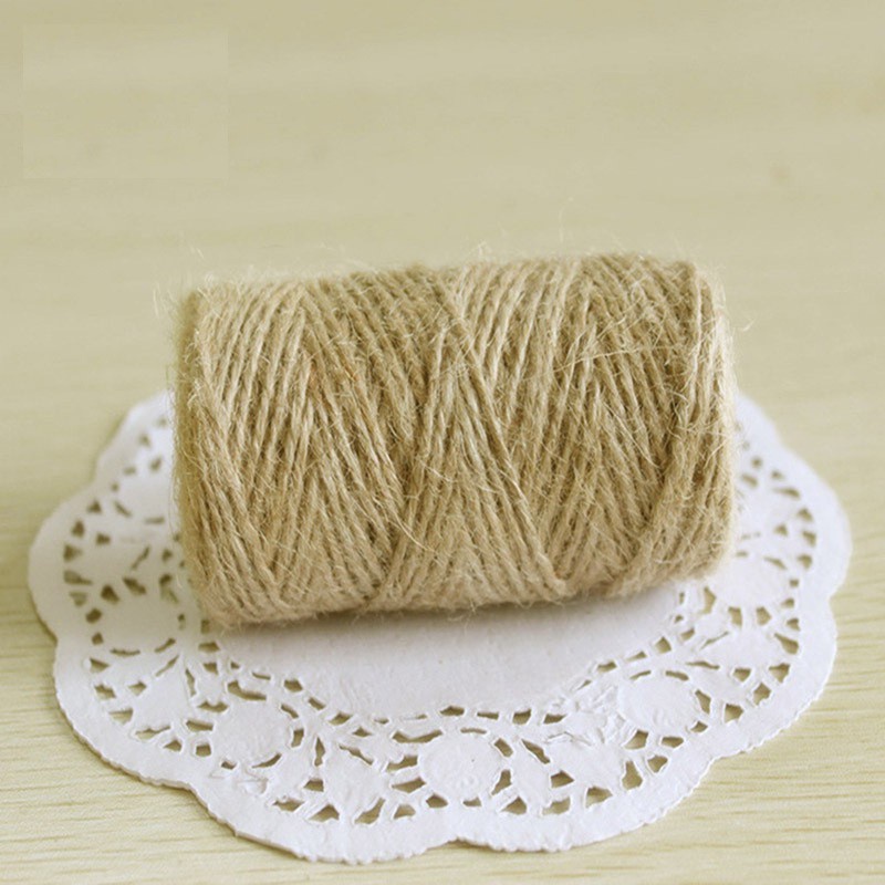 5 Mét Dây Cói Treo Ảnh, Treo Cá Gỗ Trang Trí Nhà Cửa, Buộc Cổ Chai Handmade