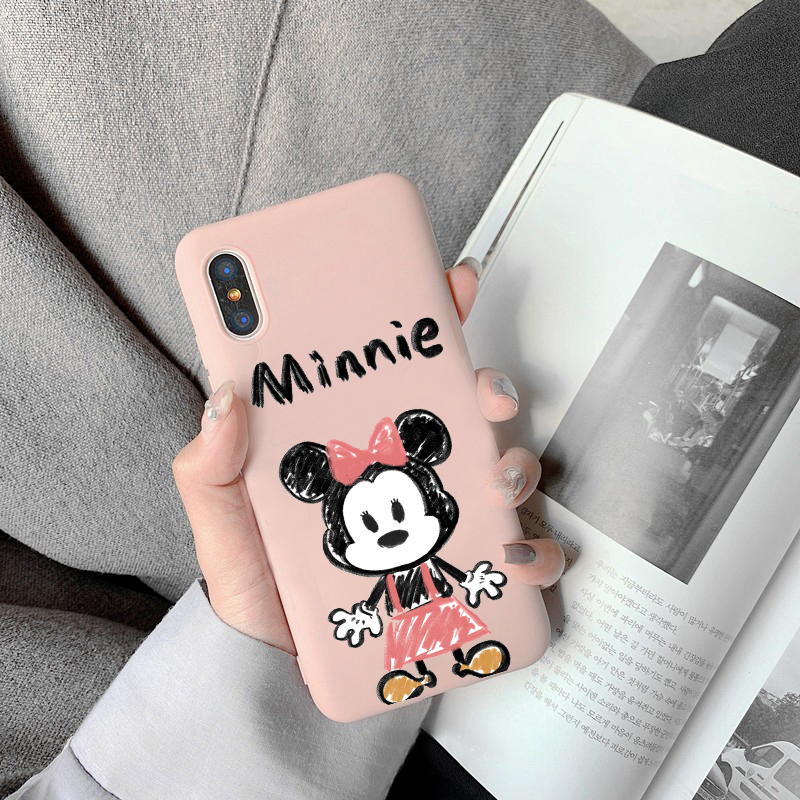 Ốp Lưng Silicone Họa Tiết Chuột Mickey Dễ Thương Cho Xiaomi Poco X3 Redmi Note8 Note7 Note7Pro 8pro Note9S K20 K30Pro Note4 4x 5a 5pro 6 Casi Redmi 4a 4x 5a 6 6a 8 8a