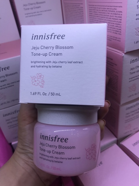 KEM DƯỠNG INNISFREE JEJU CHERRY BLOSSOM TONE UP/ JELLY CREAM