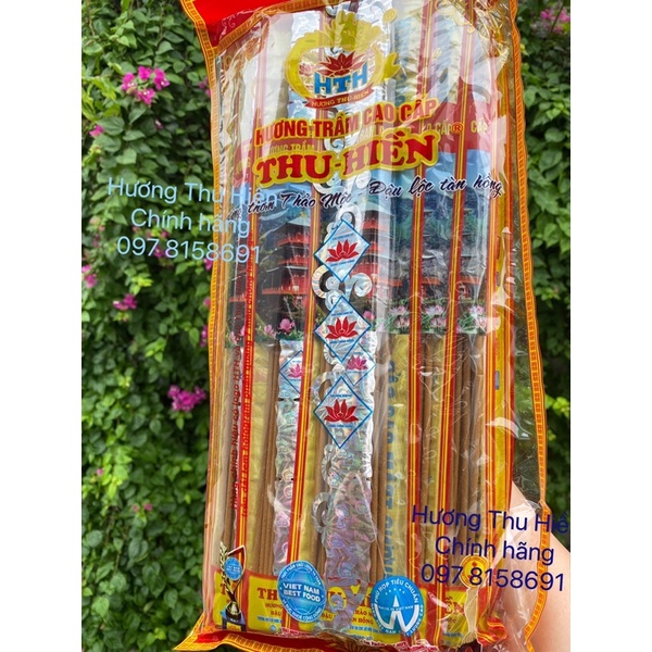 Hương trầm cao cấp thảo mộc Thu Hiền tàn hồng, nhang chính hãng Thu Hiền, cuốn tàn, đậu tàn hồng, đậu tài lộc