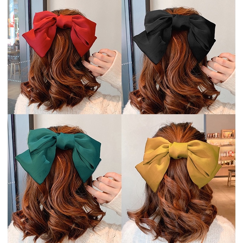 Dây buộc tóc/kẹp tóc nơ ruy băng cỡ lớn thời trang Quảng Châu