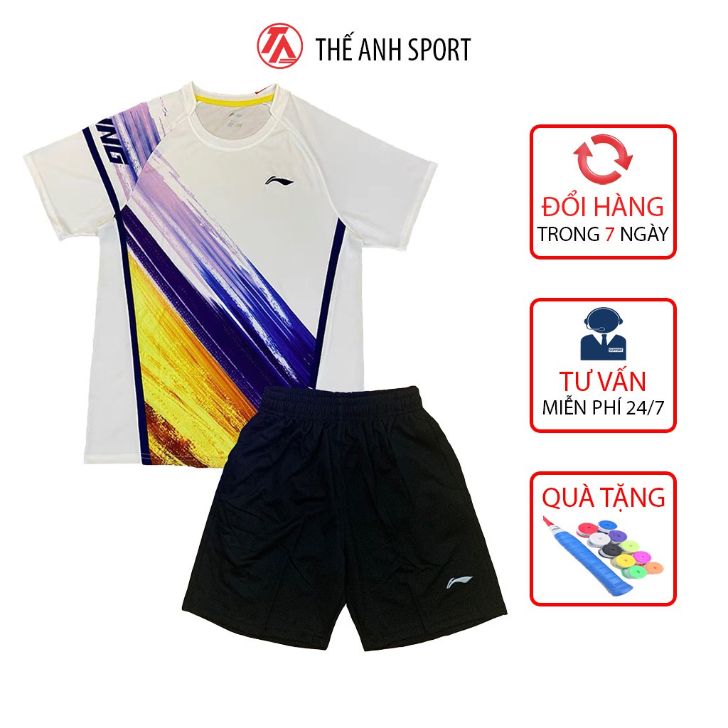 Áo cầu lông Lining, quần áo cầu lông mới nhất size M L XL Đẹp -