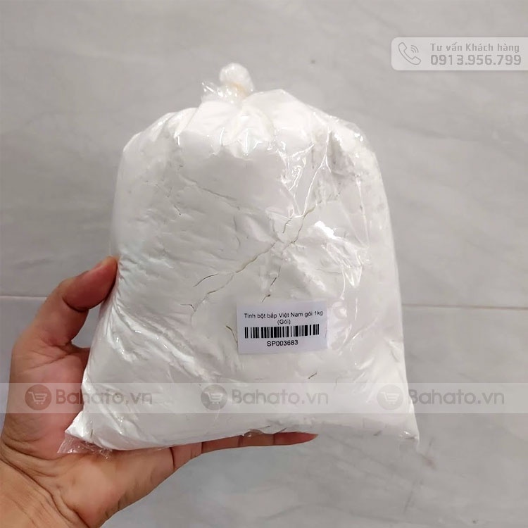 Tinh bột bắp Việt Nam gói 1kg