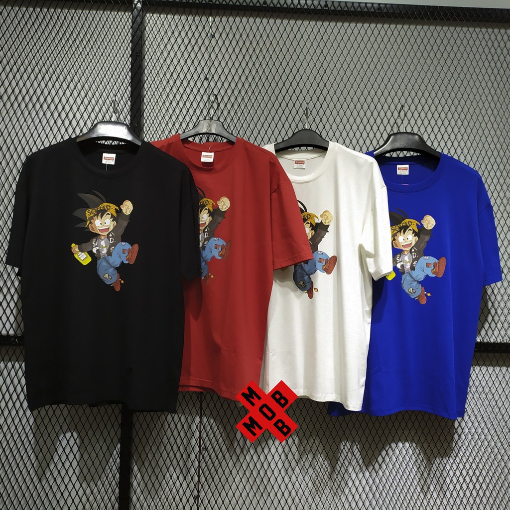 Áo thun tay lỡ  Goku henesy dáng rộng nam nữ đều mặc được