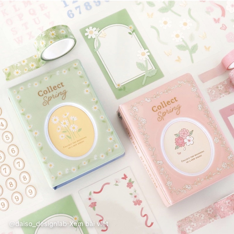 [Order 12-15 ngày] COLLECT BOOK ĐỰNG CARD COLLECT SPRING - DAISO HÀN QUỐC