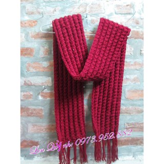 Khăn len đan tay, Khăn len handmade