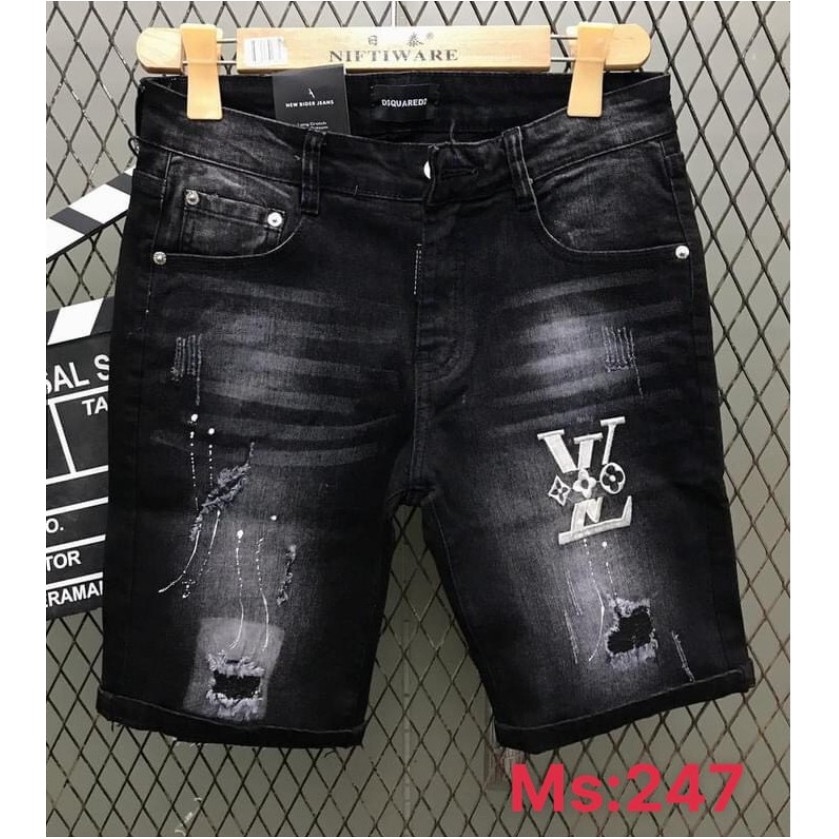 Quần Short Jean Nam rách chất liệu jean cao cấp | BigBuy360 - bigbuy360.vn