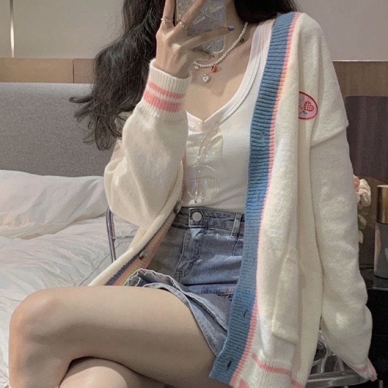 ÁO LEN CARDIGAN DÁNG RỘNG ⚡️kèm bảng size cuối bài