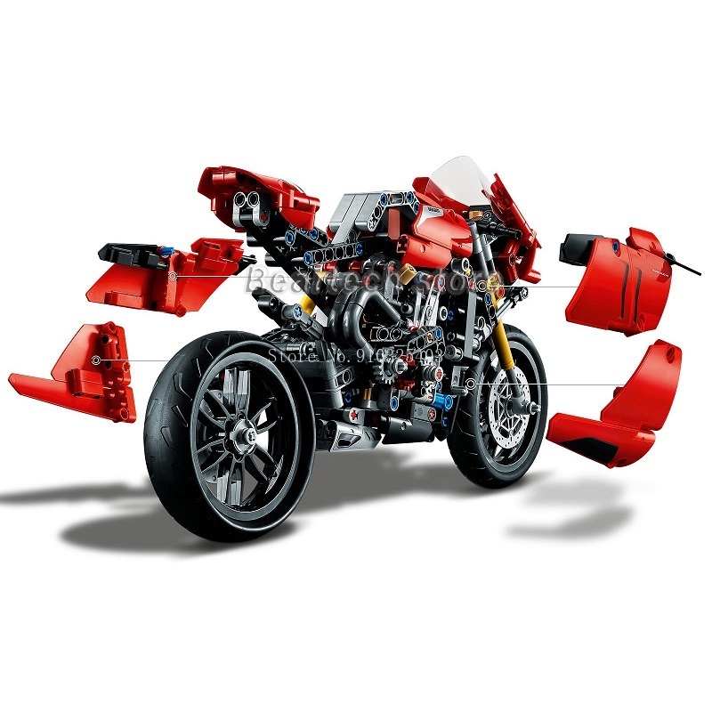 Đồ chơi lắp ráp xây dựng mô hình xe máy LEGO 42107 Technic Ducatis Panigale V4 R