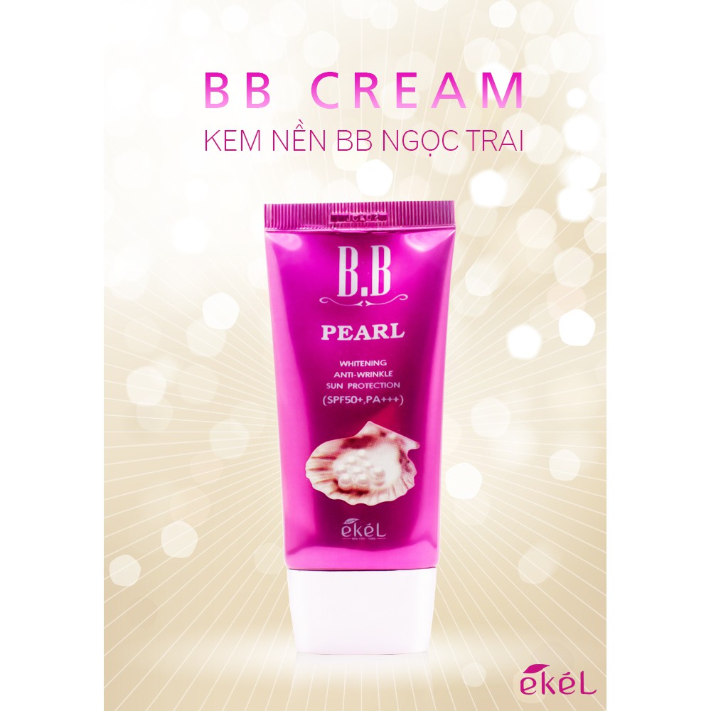 Kem nền đa năng ngọc trai Ekel BB pearl cream 50ml