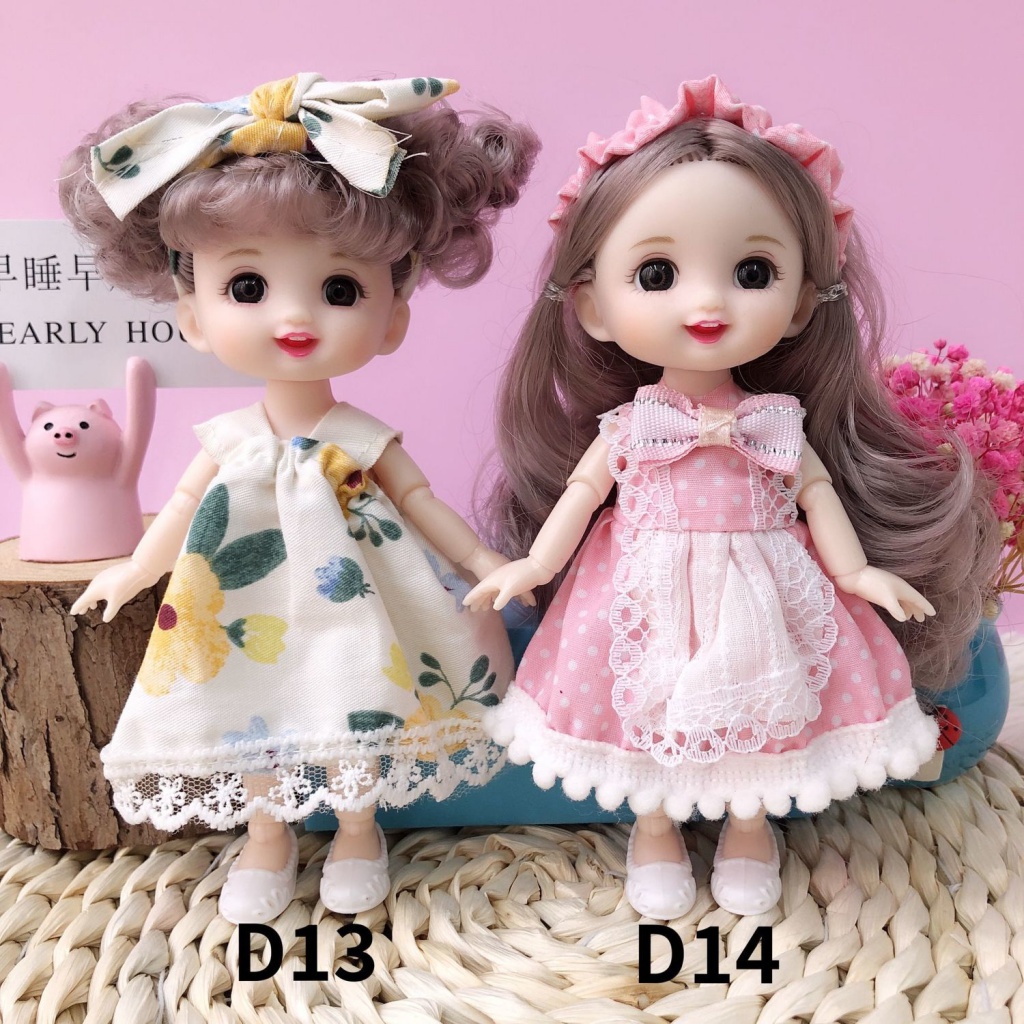 Búp bê Barbie 17CM xinh xắn