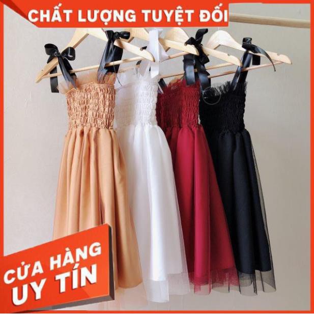 🌈FREESHIP🌈 Đầm công chúa ngắn vôn lưới đẹp xuất sắc (Siêu đẹp )