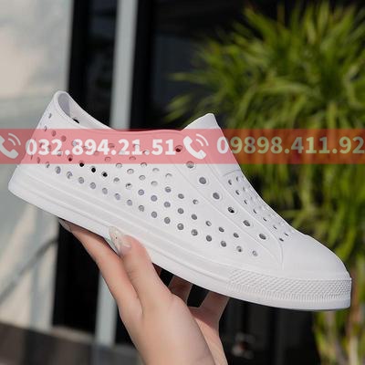 Giày native💖FREESHIP💖 trắng full NATIVEWHITE tặng thêm 2 jibitz cài giày native