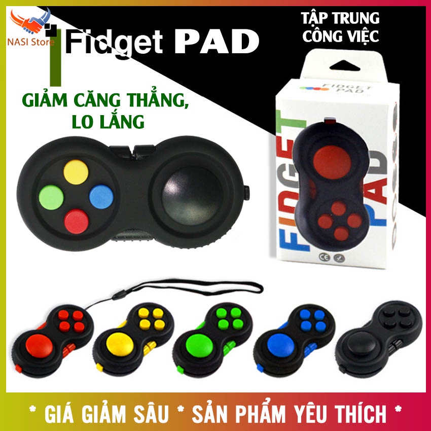 Đồ chơi giảm stress fidget toy – fidget pad giúp giải trí, giảm căng thẳng, bóp tay giải xã stress – NASI Store