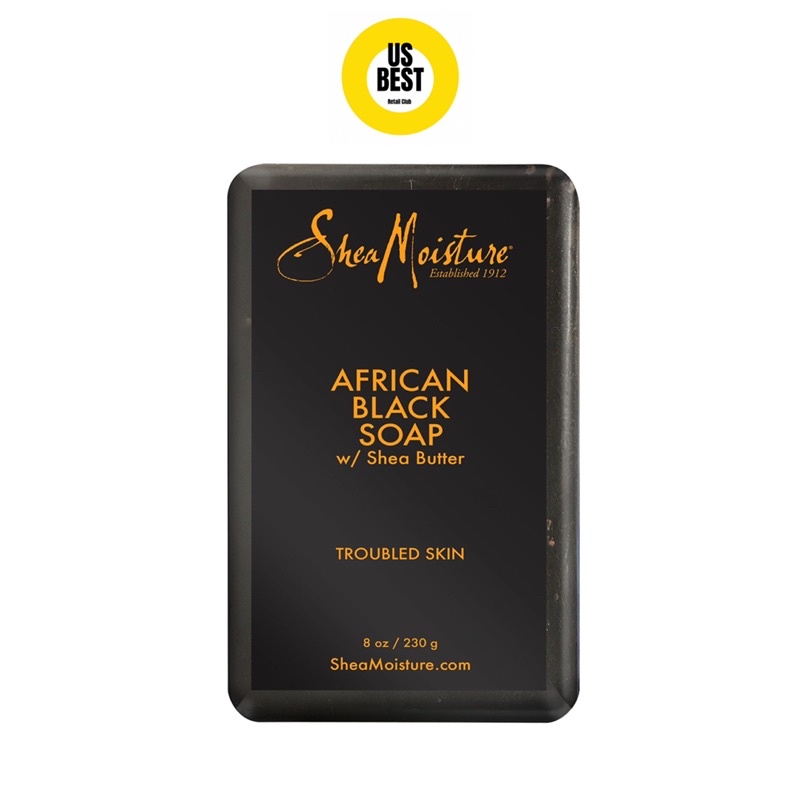 Xà Phòng Đen Giảm Mụn Lưng Shea Moisture Black Soap