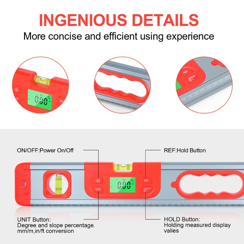 Thước Đo Góc Điện Tử Màn Hình LCD