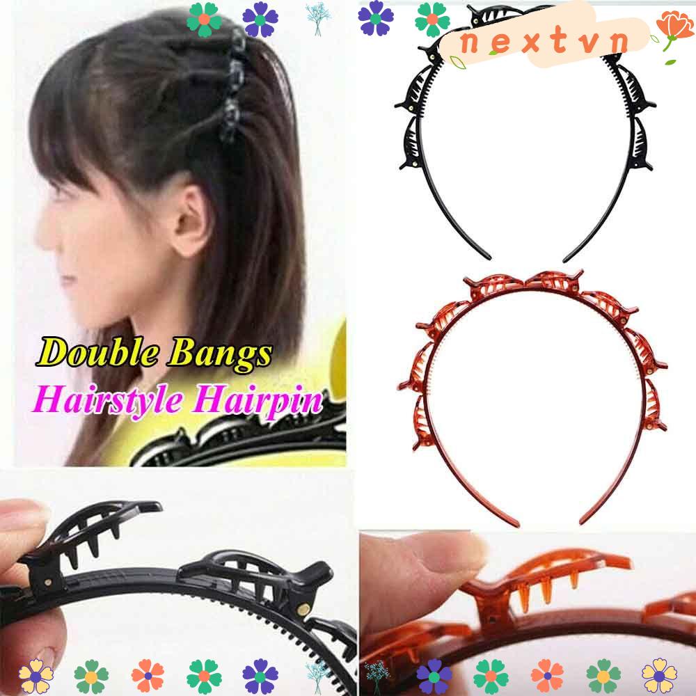 (Hàng Mới Về) Kẹp Tóc Nhiều Lớp Bằng Nhựa Resin Thời Trang Cho Nữ