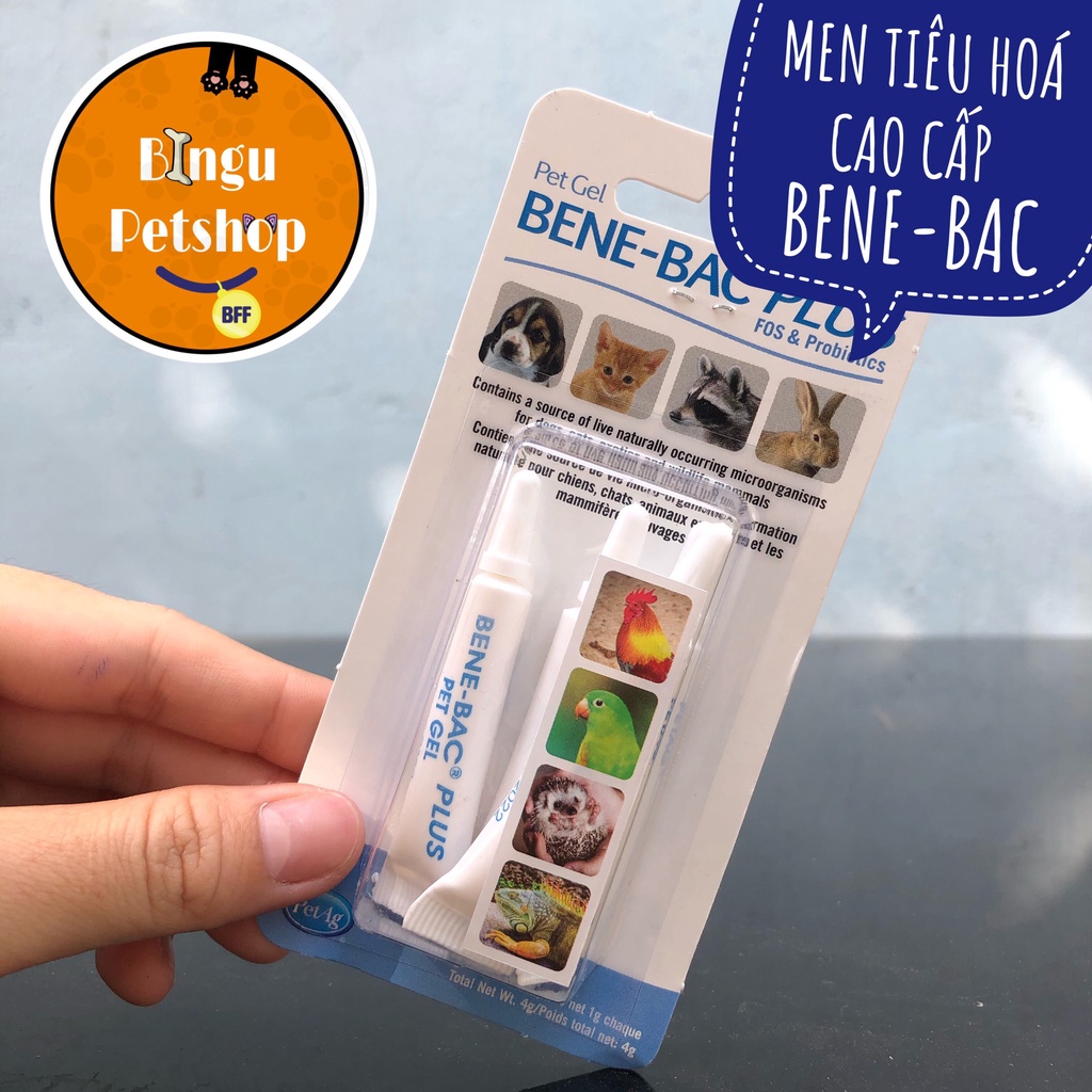 [HÌNH TỰ CHỤP] Men đường ruột tiêu hóa Bene Bac Plus cho chó mèo