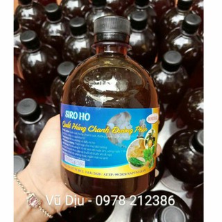 Siro thảo dược 7in1 quất - húng chanh - đường phèn