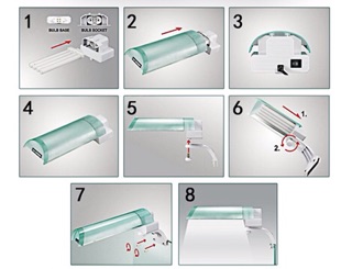 Đèn kẹp Odyssea compact R36/R55