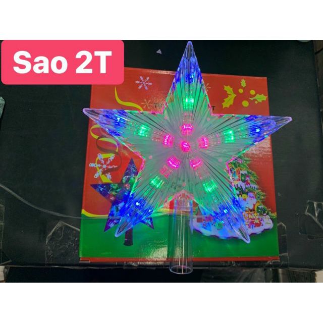 Sao 2 tấc ( 20cm )  chớp đủ màu tự động các kiểu.