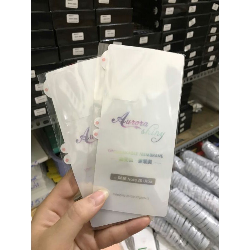 Dán dẻo PPF Samsung Note 20/ Note 20 Ultra  trong suốt