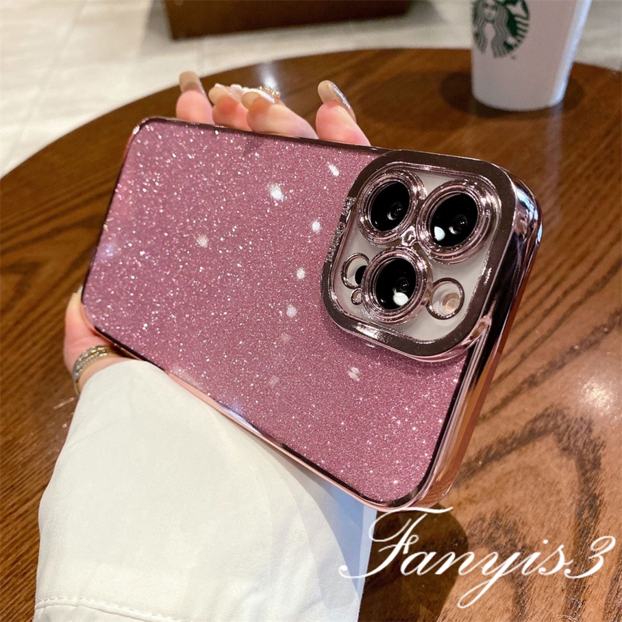 Ốp Điện Thoại TPU Dẻo Trong Suốt Đính Sequin Lấp Lánh Sang Trọng Cho iPhone 13 12 11 Pro Max X XR Xs SE 2020 8 7 Plus