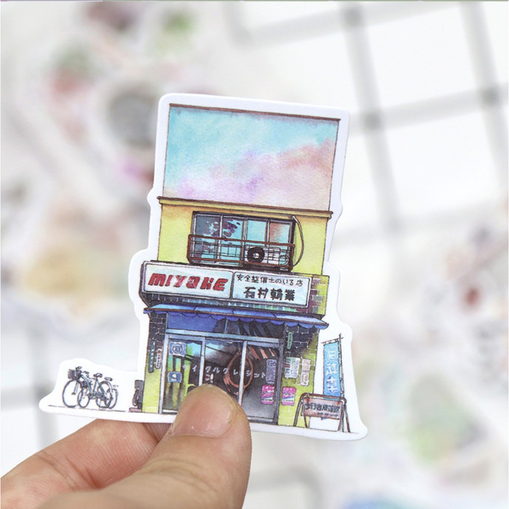 Set 20-40 Sticker Trang Trí Dễ Thương