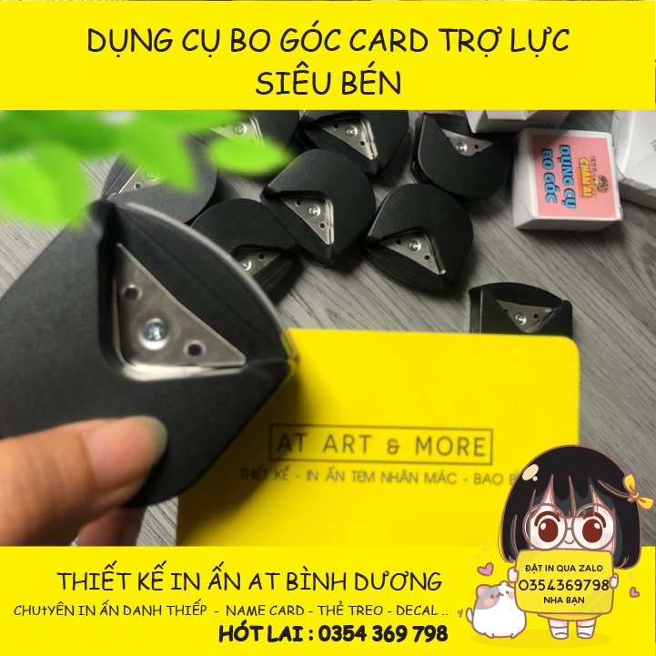 Dụng cụ bo góc card Mini tiện lợi,  trợ lực bo góc nhẹ nhàng