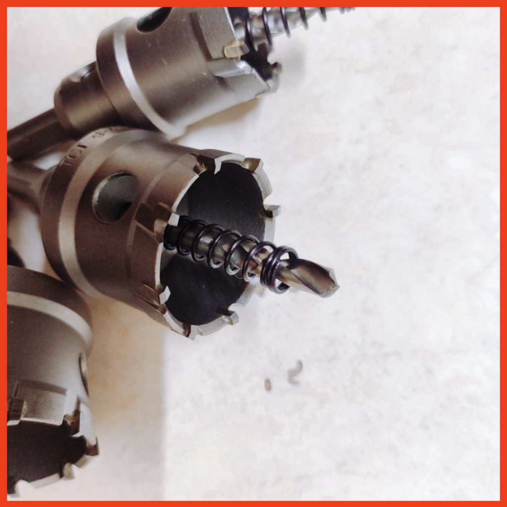 MŨI KHOÉT LỖ INOX , KHOÉT SẮT CAO CẤP ĐẦU HỢP KIM TCT  15MM - 30MM