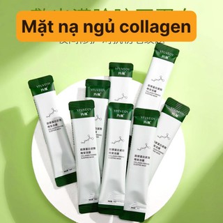 Mặt Nạ Ngủ Collagen trắng sáng da, Đàn Hồi, Giảm Nếp Nhăn, Tái Tạo Da