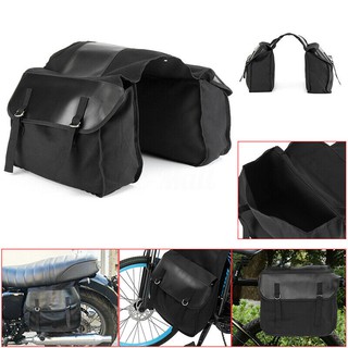 Túi Vải Canvas Gắn Yên Xe Mô Tô/Xe Đạp Đựng Đồ Tiện Dụng
