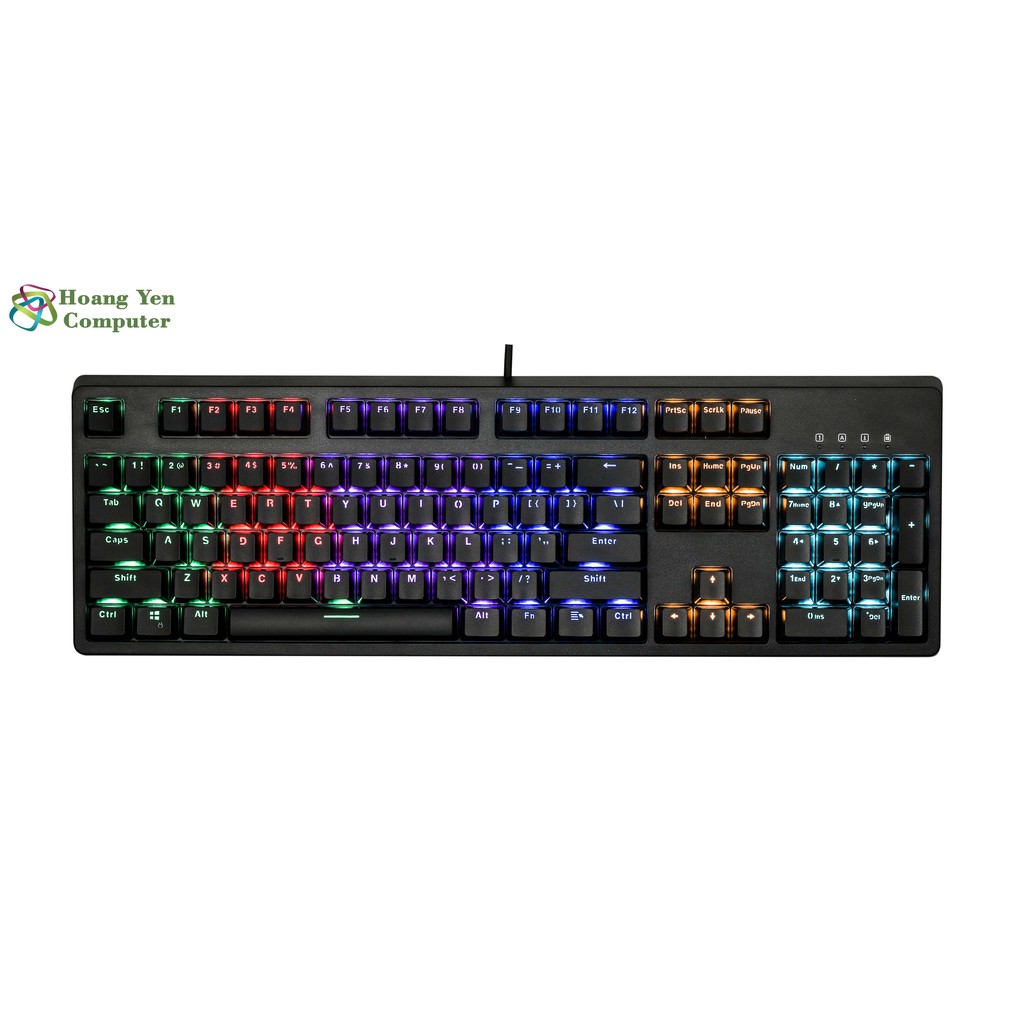 [2022 - RGB] Bàn Phím Cơ E-Dra EK3104 RGB V2 (E-DRA Switch, Chống Nước, Full Size) - BH 2 Năm Chính Hãng