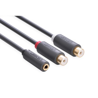 Cáp chuyển đổi audio ra av 3.5mm to 2 đầu av rca chính hãng ugreen 10562
