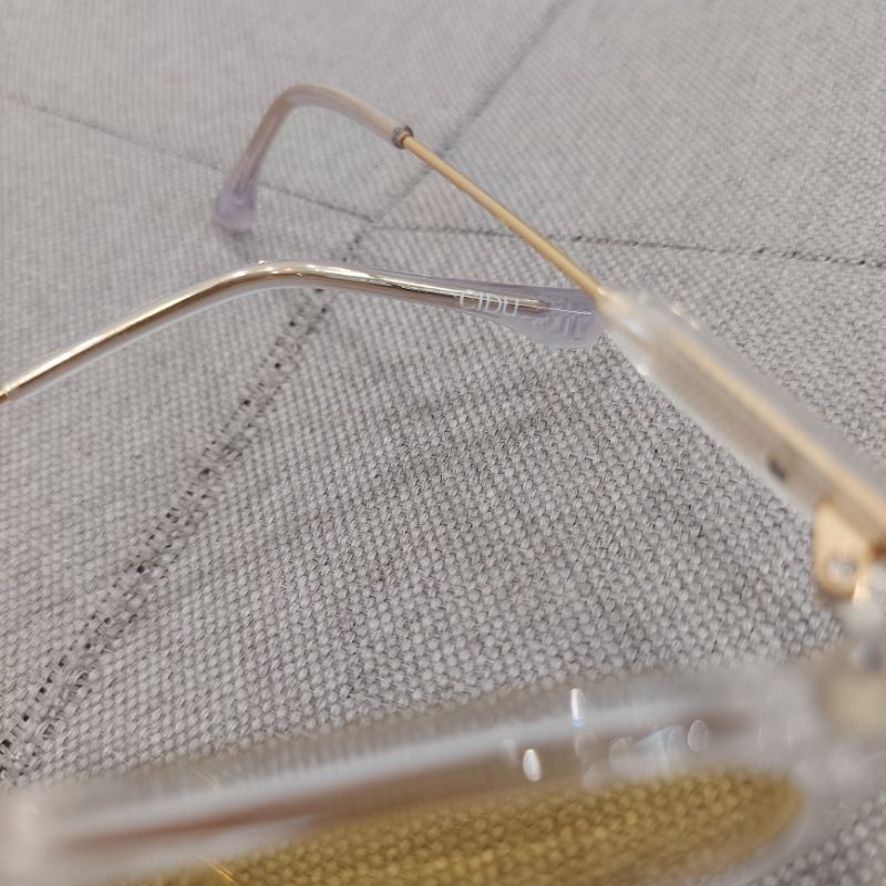 Kính Mắt Tròn Tròng Vàng Thời Trang CIDU Mk19