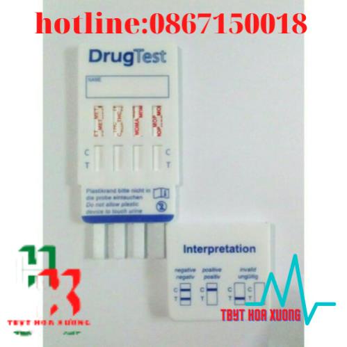 Que Thử 4 Chân Tại Nhà - Que Thử Ma Túy Các Chất Gây Ngiện Test Nhanh Nước Tiểu