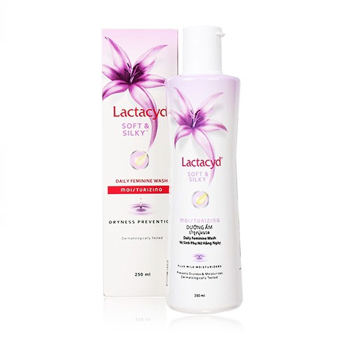 Dung Dịch Vệ Sinh Phụ Nữ Lactacyd Dưỡng Ẩm 150ml/250ml Soft &amp; Silky