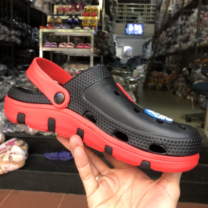 Dép lê bản sục bánh mì crocs nam nữ, xốp siêu nhẹ eva 172