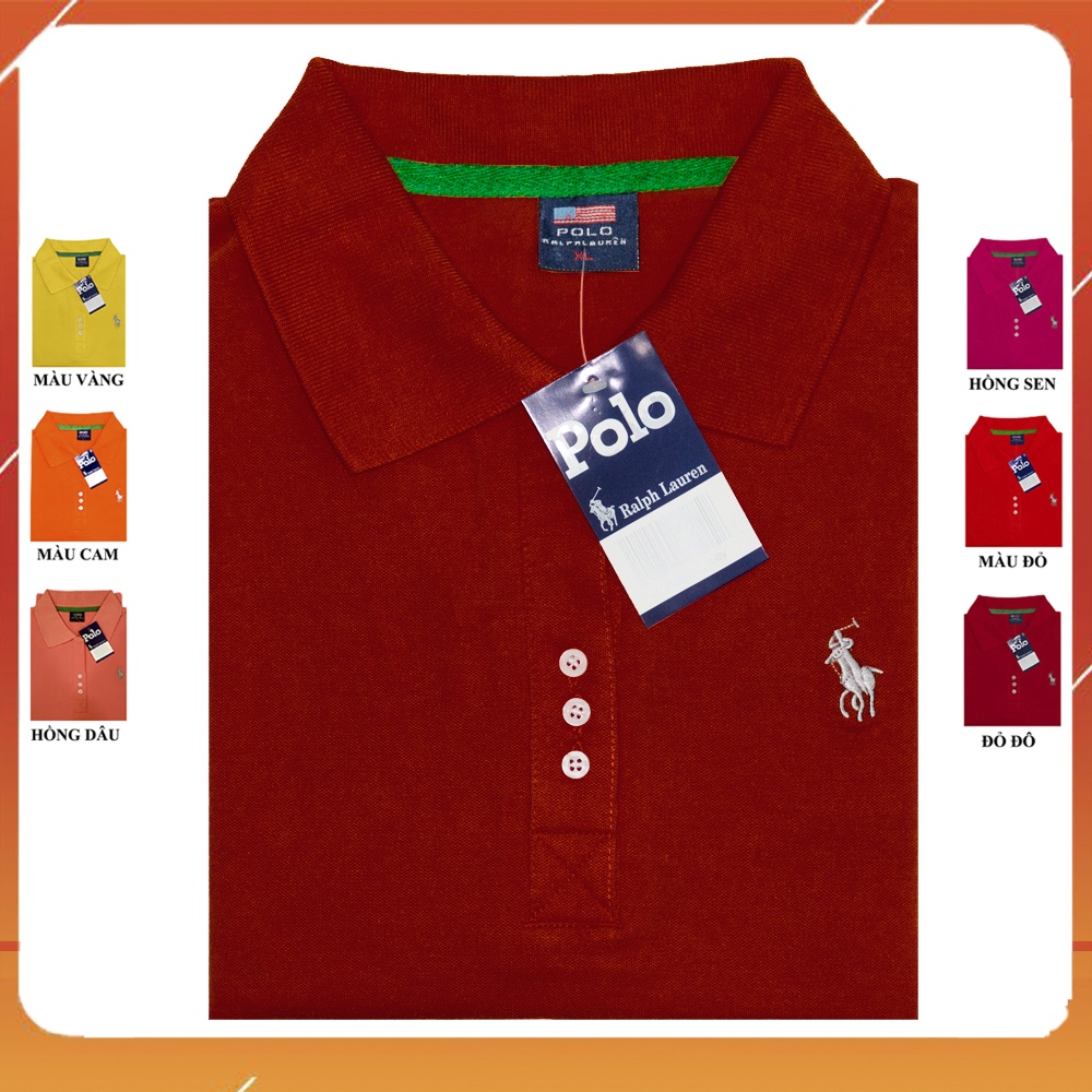 Áo thun Polo Nữ vải cotton 4 chiều chất lượng cao hàng xuất khẩu - Màu 1