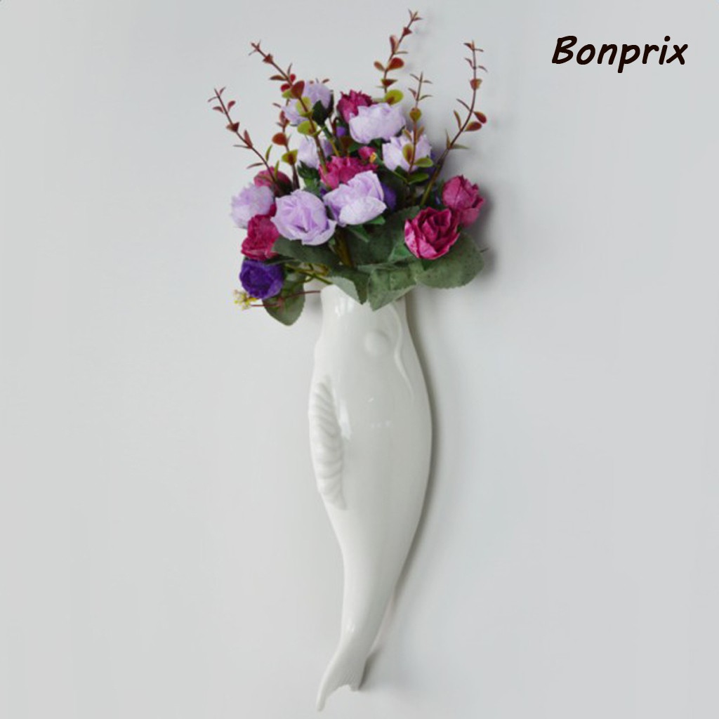 Bình Hoa Treo Tường Trang Trí Hình Chú Cá Đáng Yêu