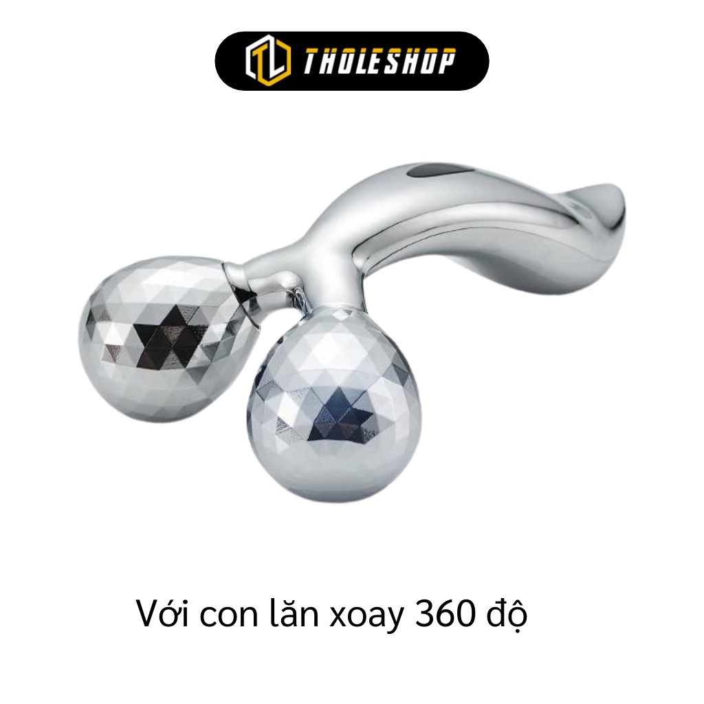 Cây Lăn Massage - Dụng Cụ Mát Xa Mặt  3D Hàn Quốc Nâng Cơ Và Thon Gọn Mặt 4212