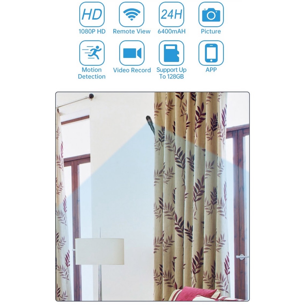 Camera WiFi S900 không dây PIN khủng 24giờ nhỏ gọn, Siêu nét 4K FullHd 1080p Kết nối trưc tiếp điện thoại từ xa