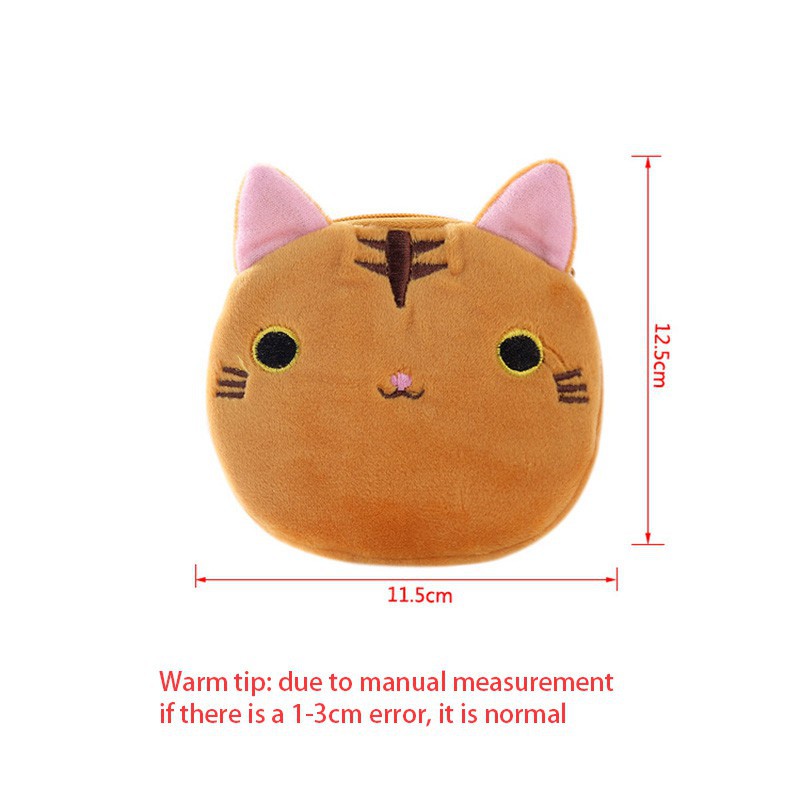 Ví mini đựng tiền xu hình mèo dễ thương xinh xắn