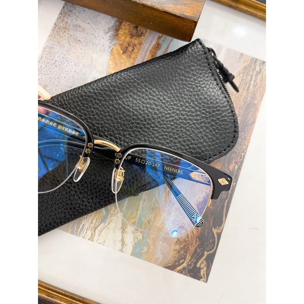 Kính mắt Chrome hearts neeners dáng mắt cắt vành vuông cao cấp nam nữ