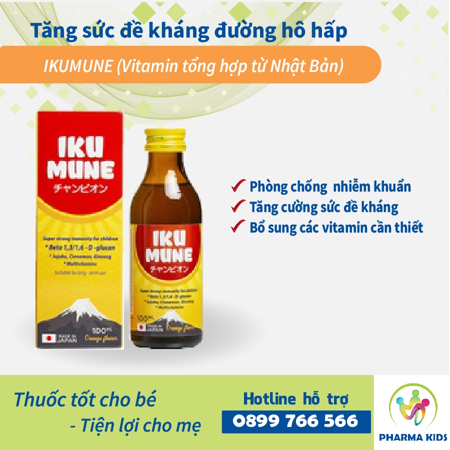 Ikumune - Vitamin tổng hợp, tăng cường sức đề kháng