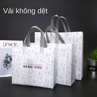 STúi tote vải không dệt dày cao cấp cửa hàng quần áo xách mua sắm đựng giày hộp quà tặng nhà máy bán trực tiếp
