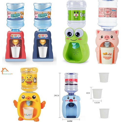 Bình nước mini có vòi hình thú ngộ nghĩnh dành cho bé (tặng kèm 2 cốc giấy)