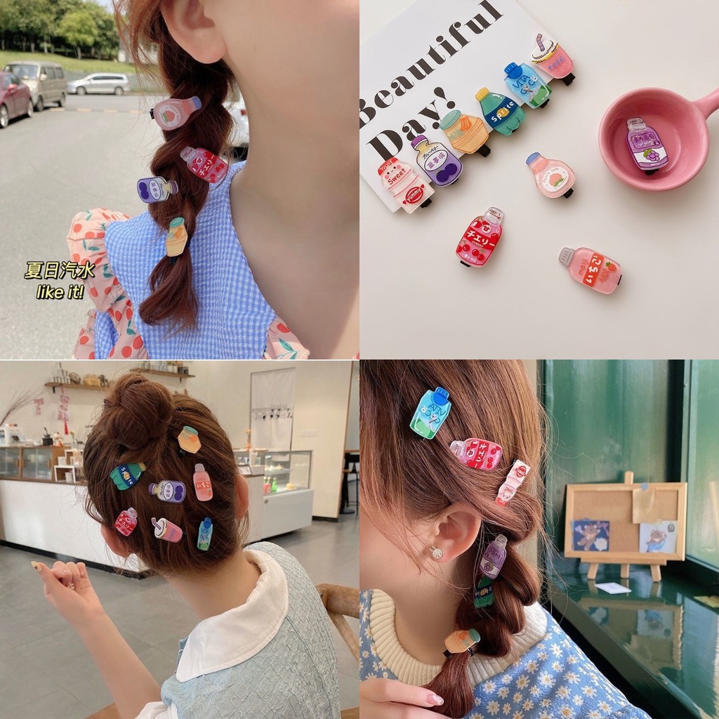 Kẹp Tóc Hình Hoạt Hình Thiết Kế Đơn Giản Xinh Xắn Cho Nữ
