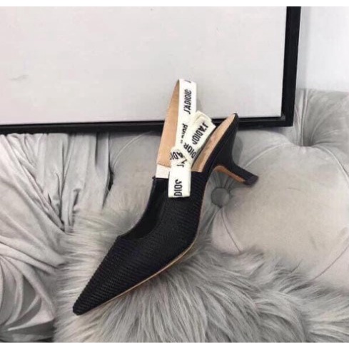 FREESHIP_Giày bệt sandal mũi nhọn quai sau DO hàng cao cấp full box