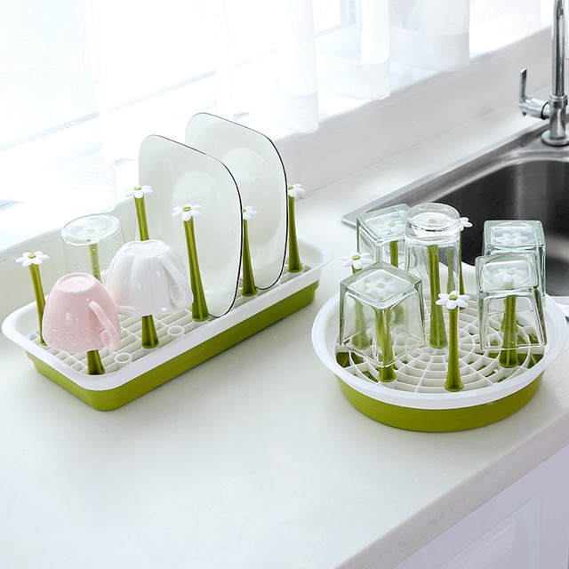 Úp cốc chén  hình bông mai 6 cốc  2670